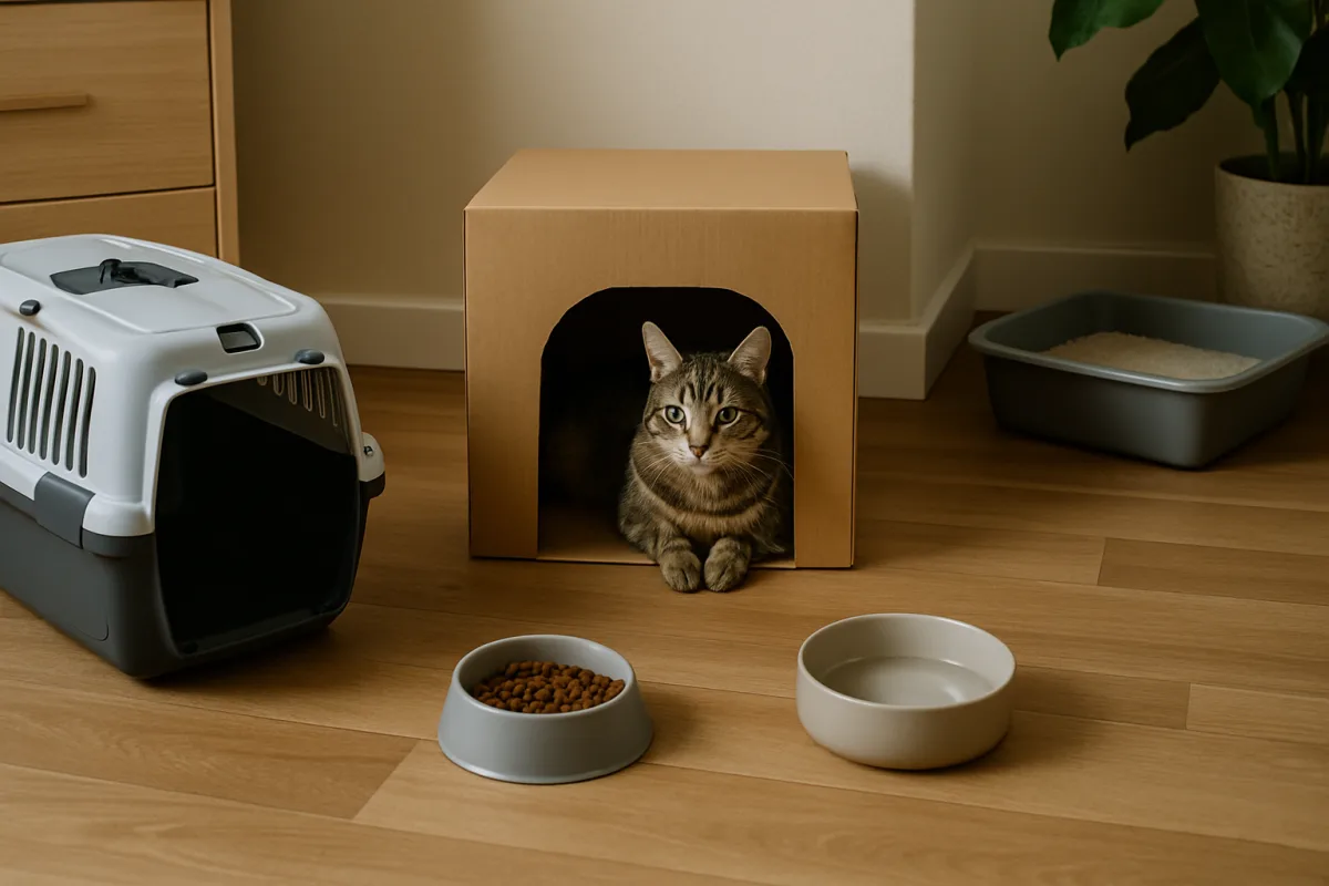 Gatto appena arrivato: come preparare una stanza tranquilla per i primi giorni