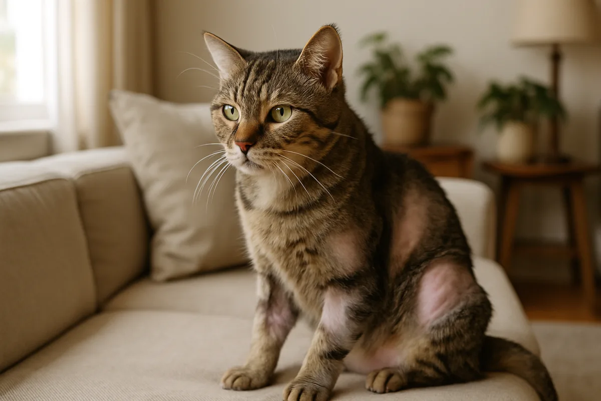 Gatto perde pelo: cause comuni