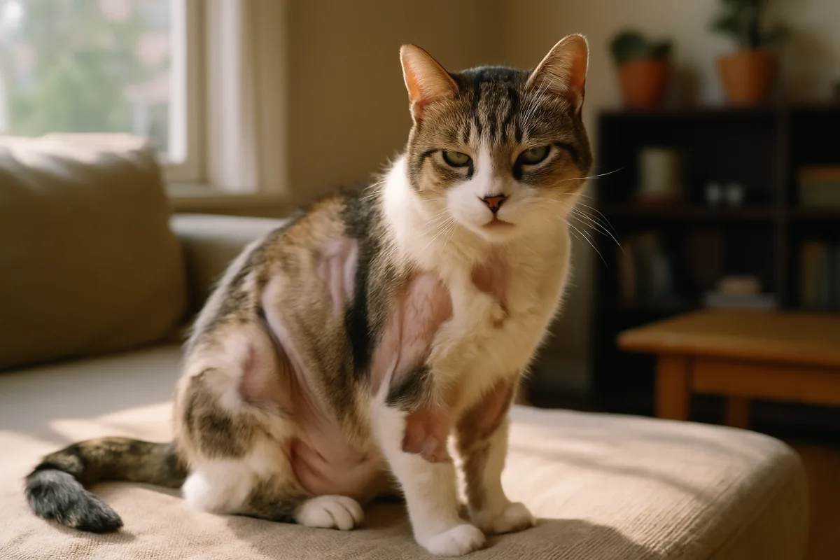 Gatto perde pelo: cause e rimedi
