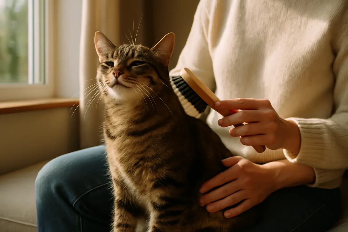 Gatto perde pelo con forfora: cosa fare