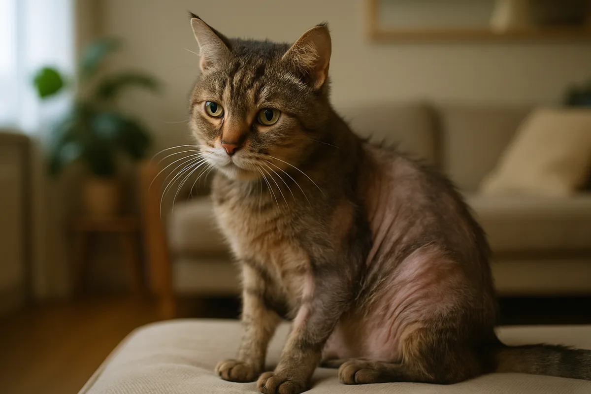 Gatto perde pelo dopo sterilizzazione: cause
