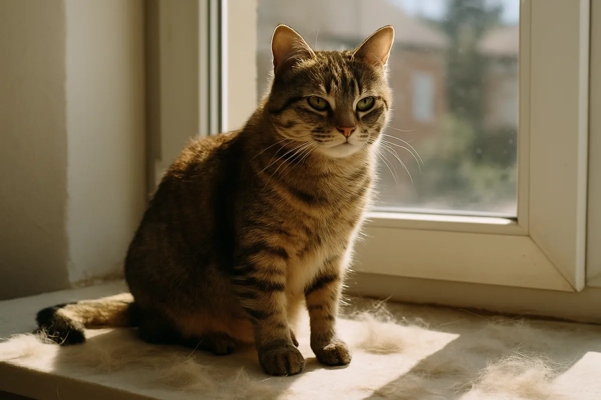 Gatto perde pelo in estate: cosa sapere